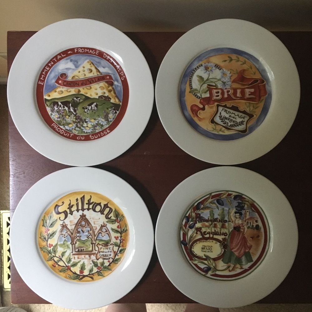 Restoration Hardware 7.5” Cheese/Appetizer Plates